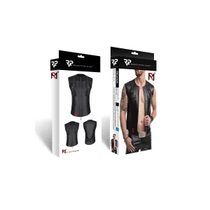 Herren Weste RMCamillo001 schwarz von Regnes Fetish Planet