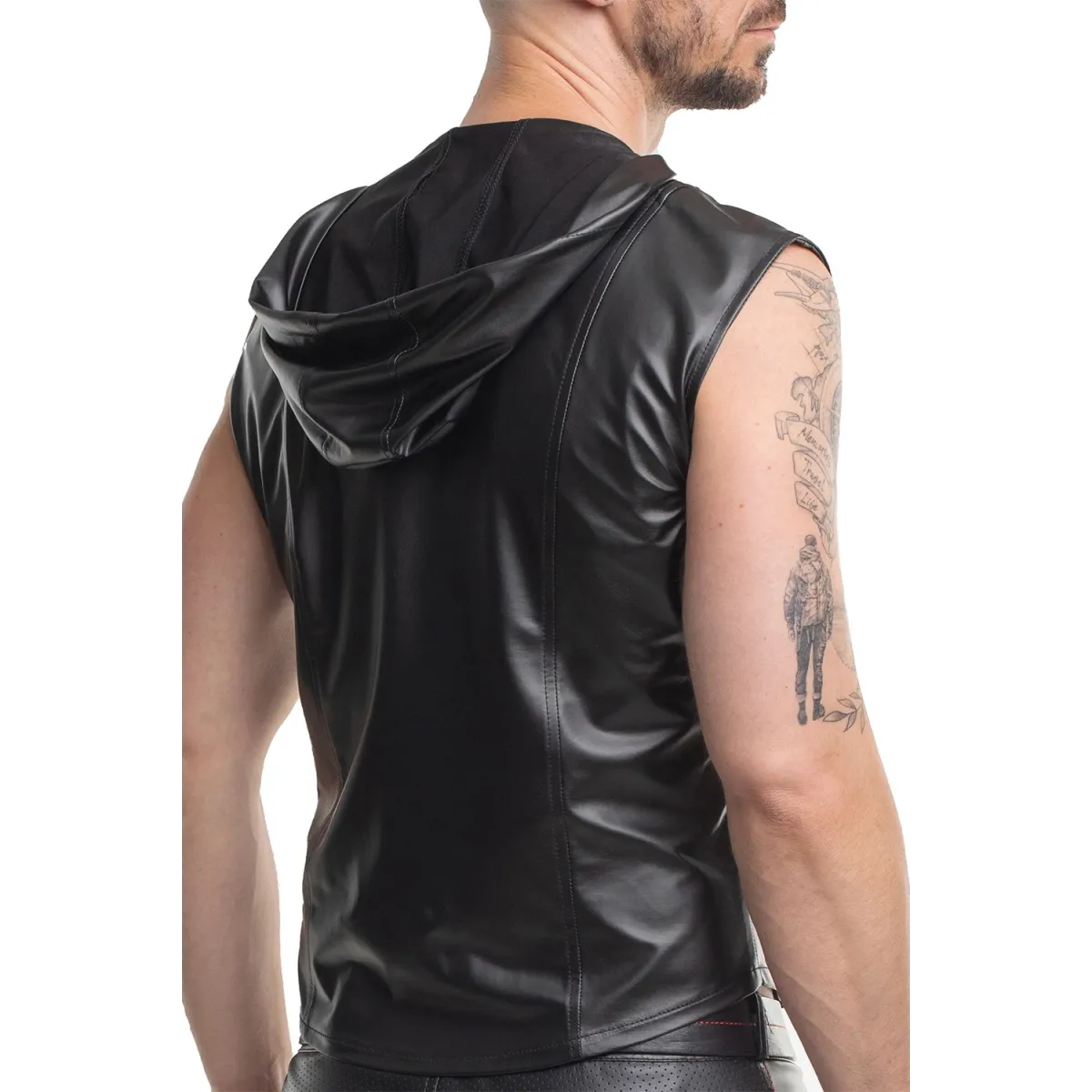 Herren Weste RMDario001 schwarz von Regnes Festish Planet | Fesselliebe.de