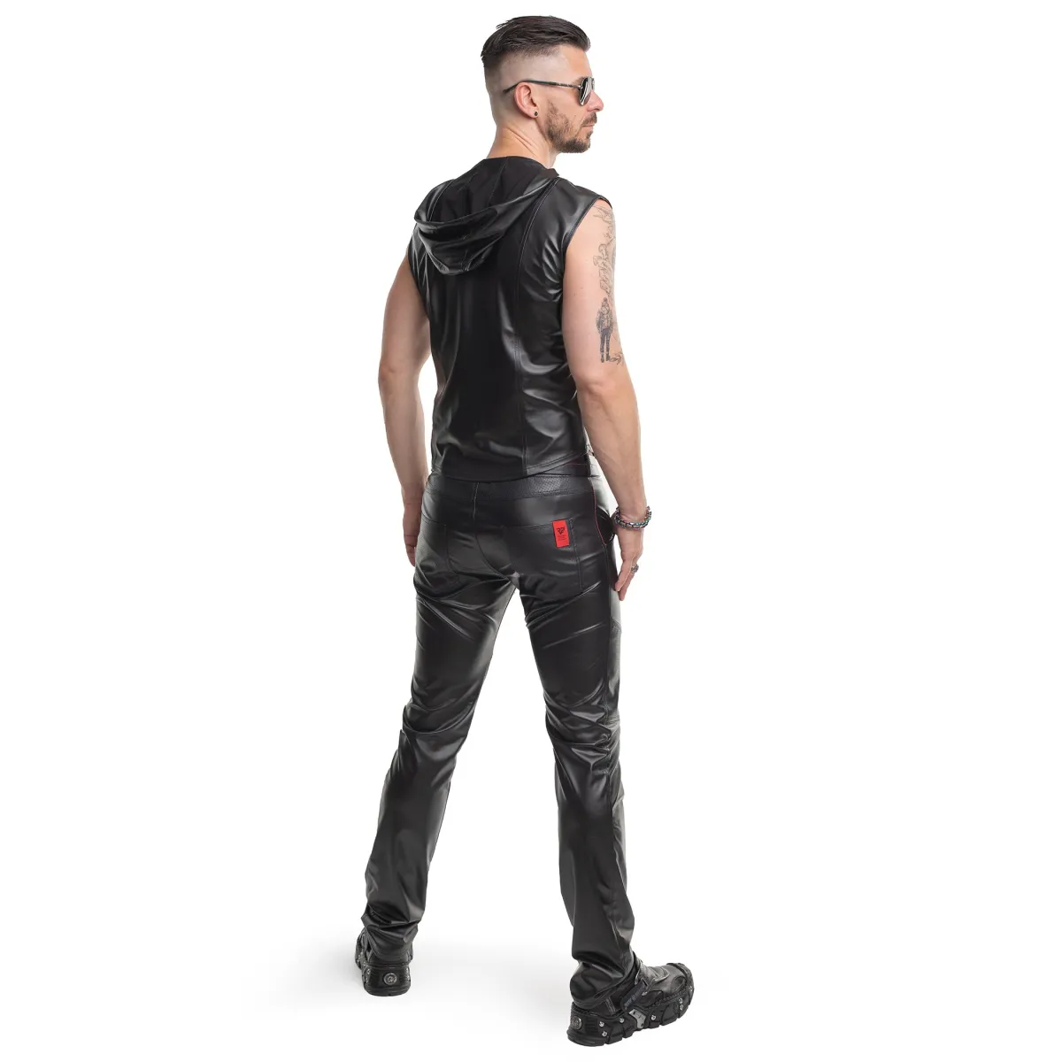 Herren Weste RMDario001 schwarz von Regnes Festish Planet | Fesselliebe.de