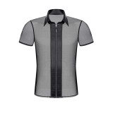 Herren Polo-Shirt RMUgo001 schwarz von Regnes Fetish Planet | Fesselliebe.de
