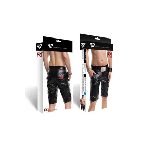 Herren Shorts RMPaolo001 schwarz von Regnes Fetish Planet Red Mark 3
