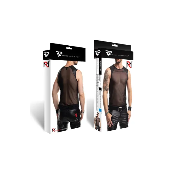 Herren Shirt RMTizian001 schwarz von Regnes Fetsih Plante Red Mark 3 | Fesselliebe.de