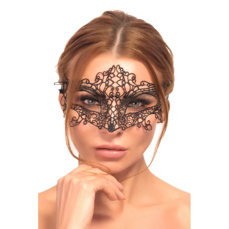 Schwarze Augenmaske A7786 von 7Heaven | Fesselliebe.de