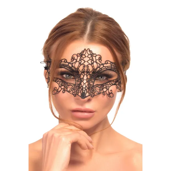 Schwarze Augenmaske A7786 von 7Heaven | Fesselliebe.de