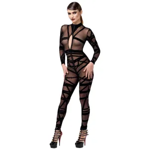 F357 Bondesque Catsuit von Noir Handmade