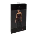 F358 langes Off-shoulder Kleid Bondesque von Noir Handmade