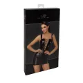 F363 Wetlook Minikleid mit Schnürung von Noir Handmade