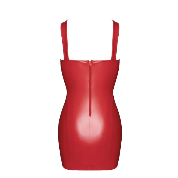 F364 rotes Bombshell Minikleid mit Schnürung von Noir Handmade | Fesselliebe.de