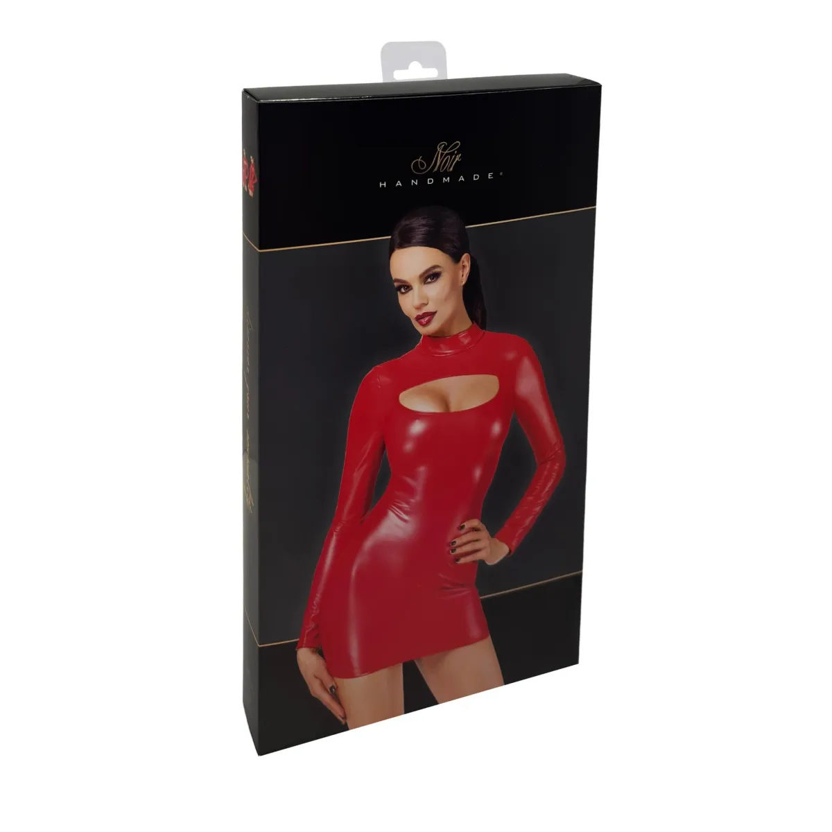 F367 Bombshell Bodycon Minikleid rot von Noir Handmade | Fesselliebe.de