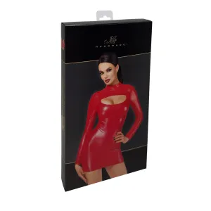 F367 Bombshell Bodycon Minikleid rot von Noir Handmade