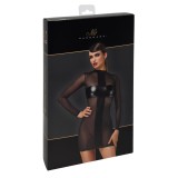 F369 Crossfire Netz und Wetlook Minikleid von Noir Handmade | Fesselliebe.de