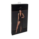 F373 langes Kleid Onyx Liquid von Noir Handmade | Fesselliebe.de