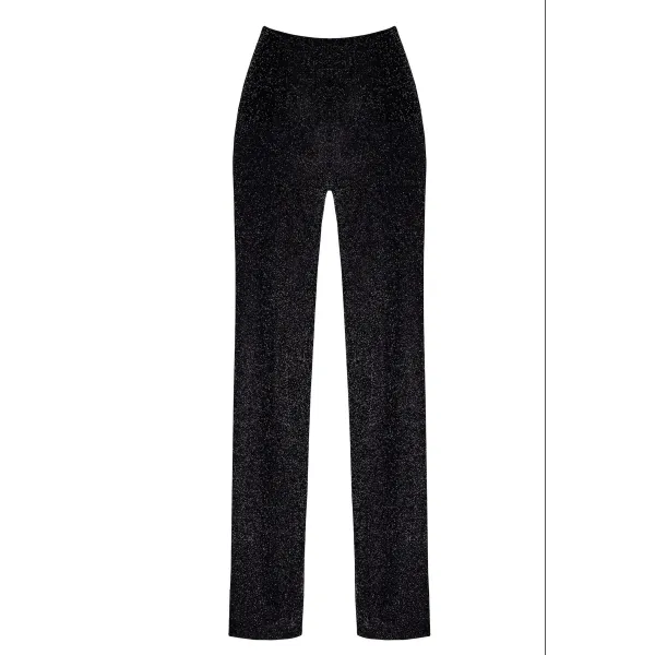 F374 Onyx Sheer Palazzo Hose von Noir Handmade | Fesselliebe.de