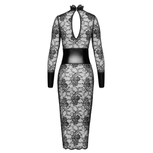 F375 halblanges Kleid Noirelle aus Spitze von Noir Handmade