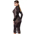 F376 halblanges Kleid Noirelle aus Spitze von Noir Handmade