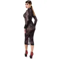 F376 halblanges Kleid Noirelle aus Spitze von Noir Handmade
