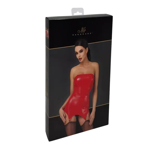 F368 Bombshell Fierce Corsagen-Kleid rot von Noir Handmade Kink Royal Collection | Fesselliebe.de