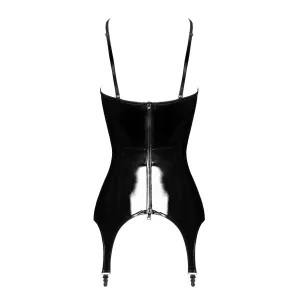 F381 Dominae Venom Corsagen-Kleid schwarz von Noir Handmade Kink Royal Collection