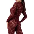 F382 Kink Royal Overall rot von Noir Handmade