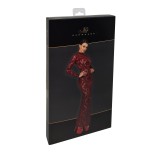 F383 Langes Flockkleid Kink Royal von Noir Handmade | Fesselliebe.de
