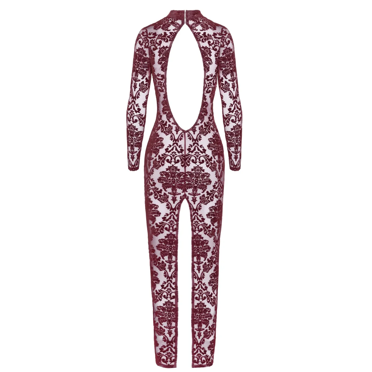 F383 Langes Flockkleid Kink Royal von Noir Handmade | Fesselliebe.de