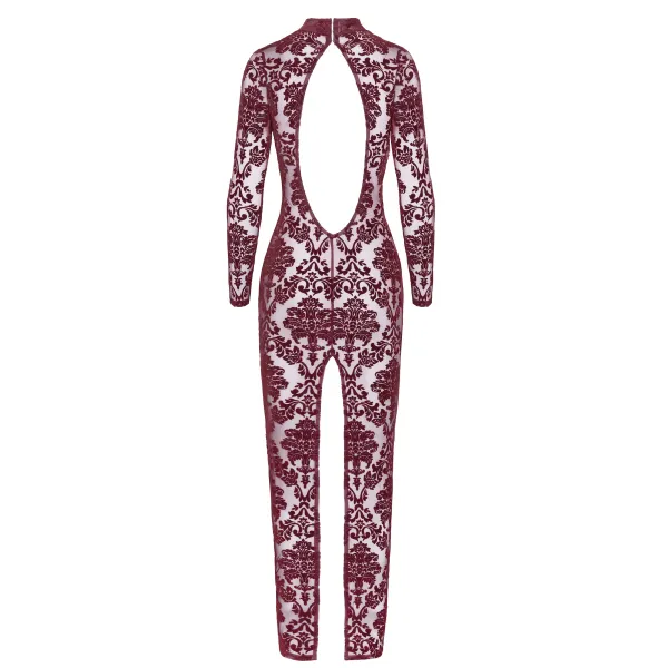 F383 Langes Flockkleid Kink Royal von Noir Handmade | Fesselliebe.de