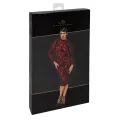 F384 halblanges Flockkleid Kink Royal von Noir Handmade