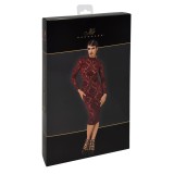 F384 halblanges Flockkleid Kink Royal von Noir Handmade | Fesselliebe.de