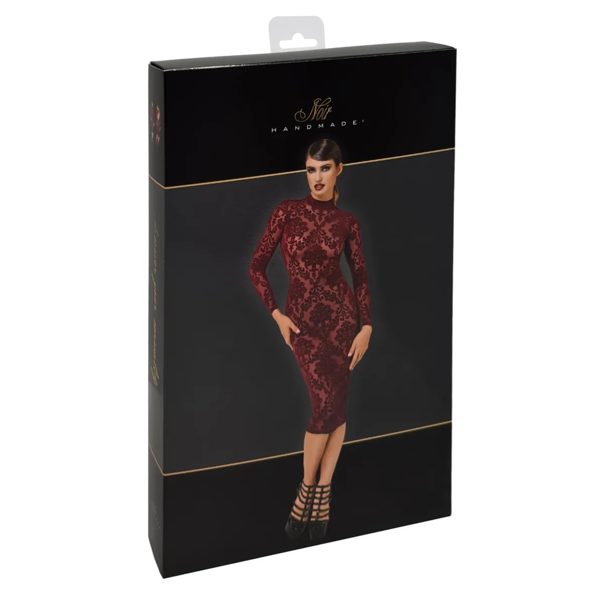 F384 halblanges Flockkleid Kink Royal von Noir Handmade | Fesselliebe.de