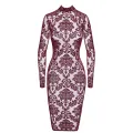 F384 halblanges Flockkleid Kink Royal von Noir Handmade