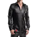 Langarm Herren Shirt RMNatale001 schwarz von Regnes Fetish PLanet