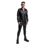 Langarm Herren Shirt RMNatale001 schwarz von Regnes Fetish PLanet | Fesselliebe.de