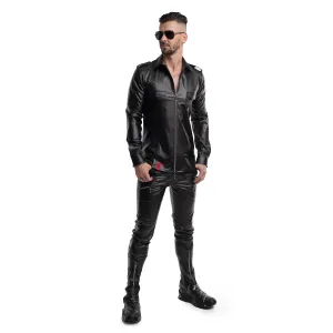 Langarm Herren Shirt RMNatale001 schwarz von Regnes Fetish PLanet