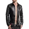 Langarm Herren Shirt RMPasquale001 schwarz von Regnes Fetish PLanet