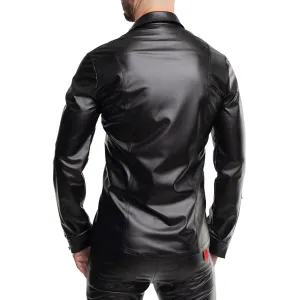 Langarm Herren Shirt RMPasquale001 schwarz von Regnes Fetish PLanet