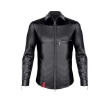 Langarm Herren Shirt RMPasquale001 schwarz von Regnes Fetish PLanet | Fesselliebe.de
