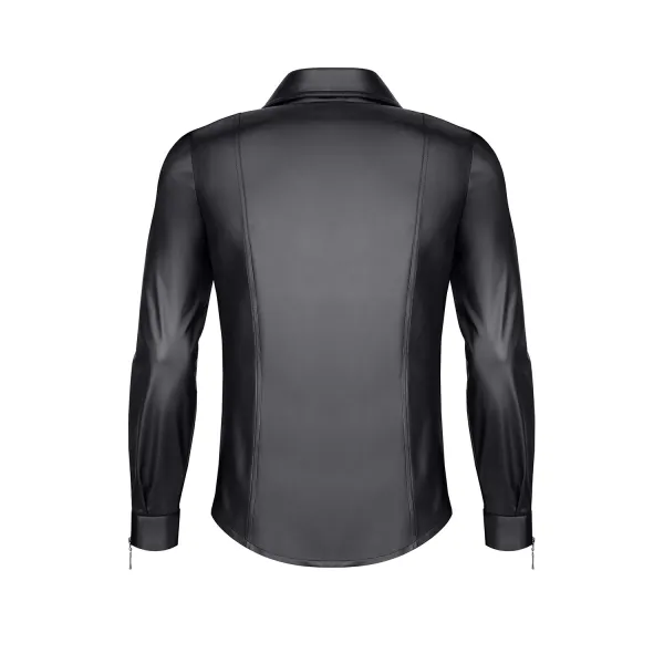 Langarm Herren Shirt RMPasquale001 schwarz von Regnes Fetish PLanet | Fesselliebe.de