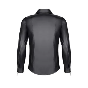 Langarm Herren Shirt RMPasquale001 schwarz von Regnes Fetish PLanet