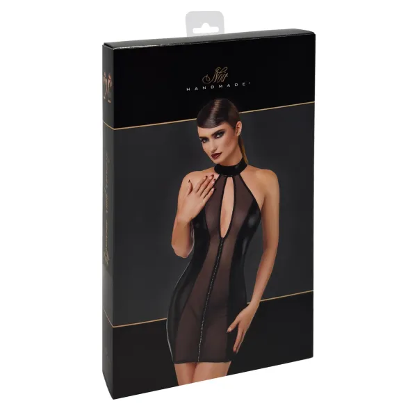 F370 Luxuria Crystal Sheer Minikleid von Noir Handmade | Fesselliebe.de