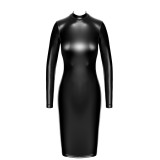 F371 Luxuria Crystal Sheer Midikleid von Noir Handmade | Fesselliebe.de