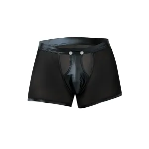 Schwarzer Sheer Boxer C4MRAV101 von Cut4Men