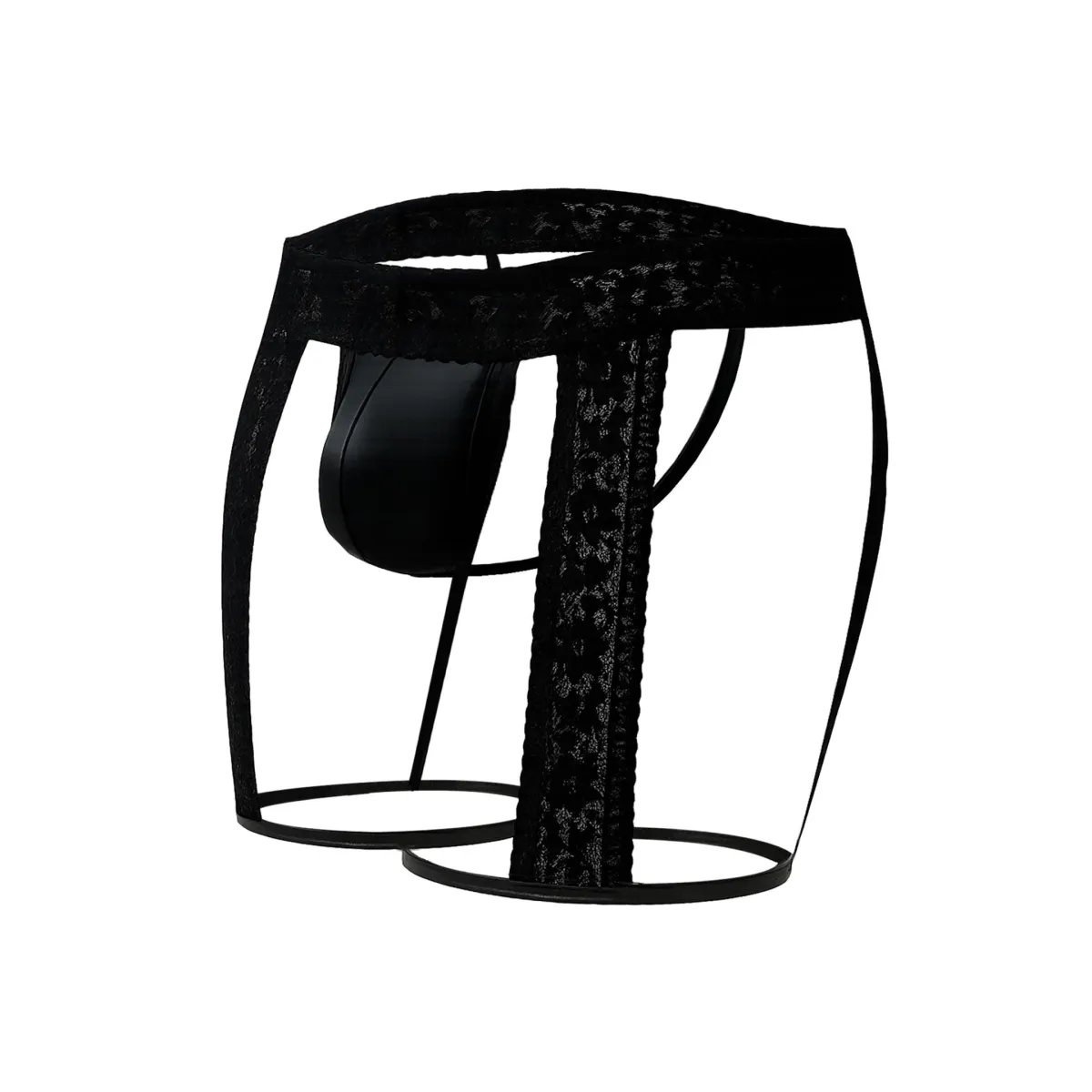 Schwarzer Strumphalter mit String C4MRAV103 von Cut4Men | Fesselliebe.de