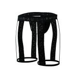 Schwarzer Strumphalter mit String C4MRAV103 von Cut4Men | Fesselliebe.de
