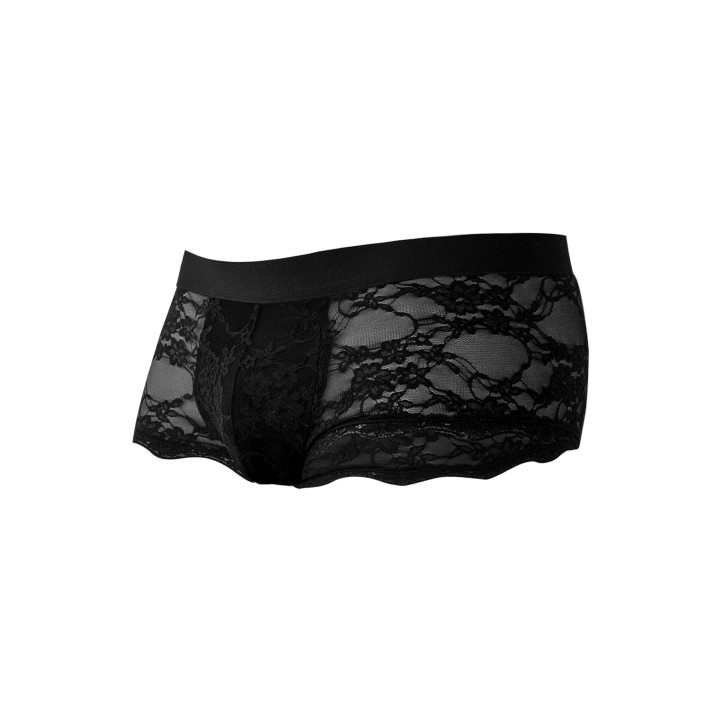 Schwarzer Lacey Trunk Shorts C4MRAV106 von Cut4Men | Fesselliebe.de