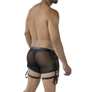 Schwarzer Prison Shorts C4MRAV107 von Cut4Men