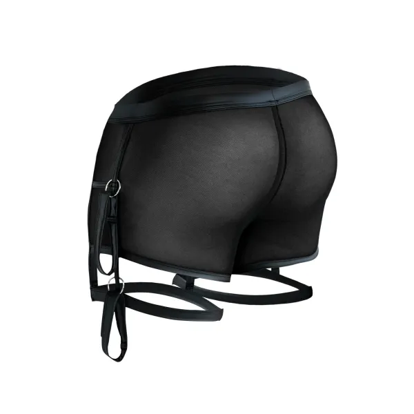 Schwarzer Prison Shorts C4MRAV107 von Cut4Men | Fesselliebe.de