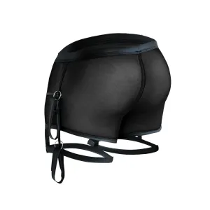 Schwarzer Prison Shorts C4MRAV107 von Cut4Men