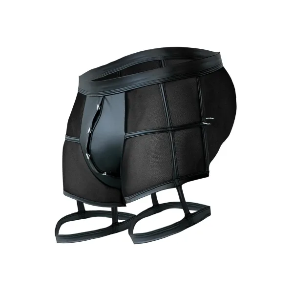 Schwarzer Prison Shorts C4MRAV107 von Cut4Men | Fesselliebe.de