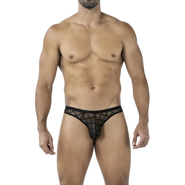 Schwarzer String mit Netz RAV109 von Cut4Men | Fesselliebe.de