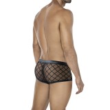 Schwarzer Trunk Shorts mit Netz RAV110 von Cut4Men | Fesselliebe.de